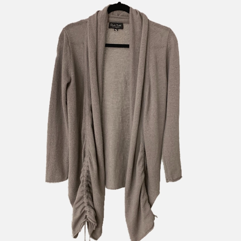 Claudia Nichole Cashmere Waterfall Cardigan Size Medium